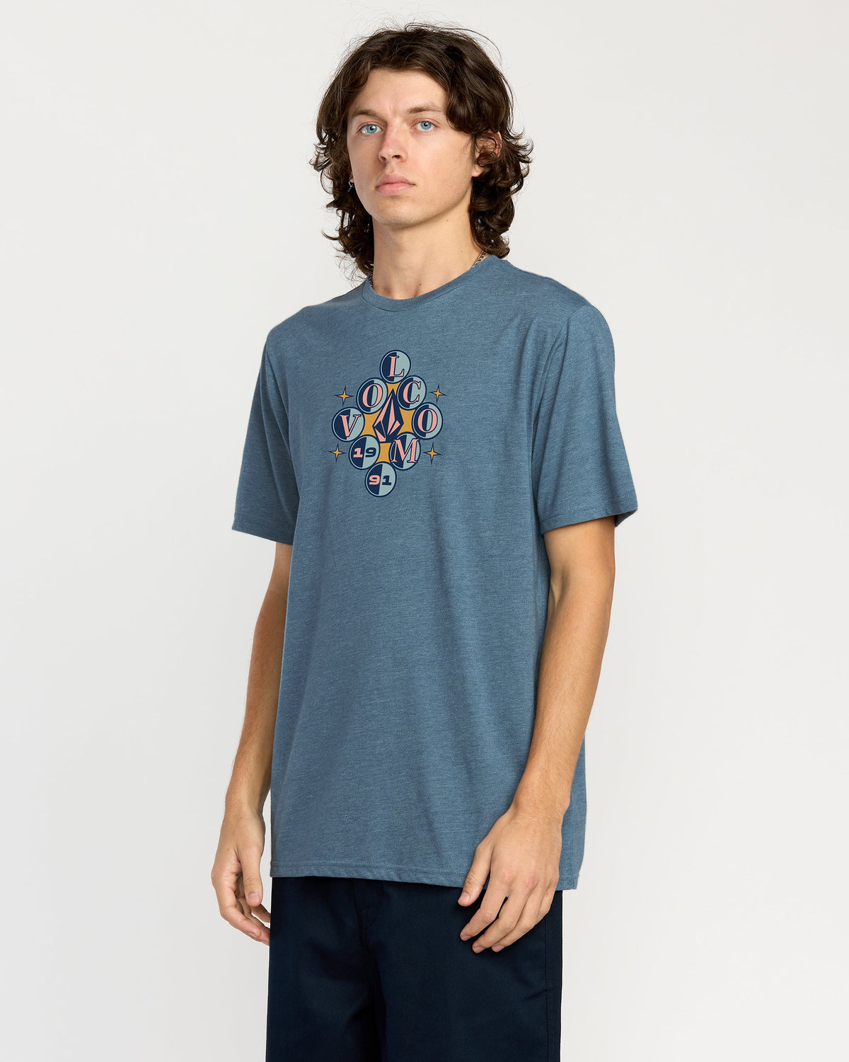 Men's Cue 91 Short Sleeve Tee | Volcom Quality