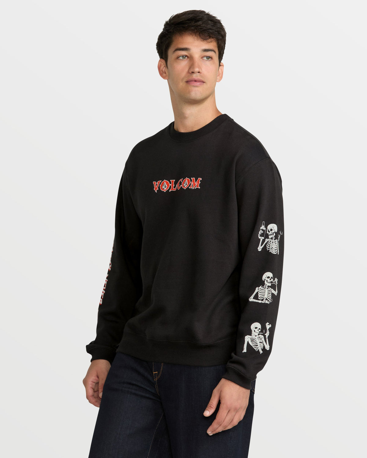 Men's Never Ends Crew Sweatshirt | Volcom Essential