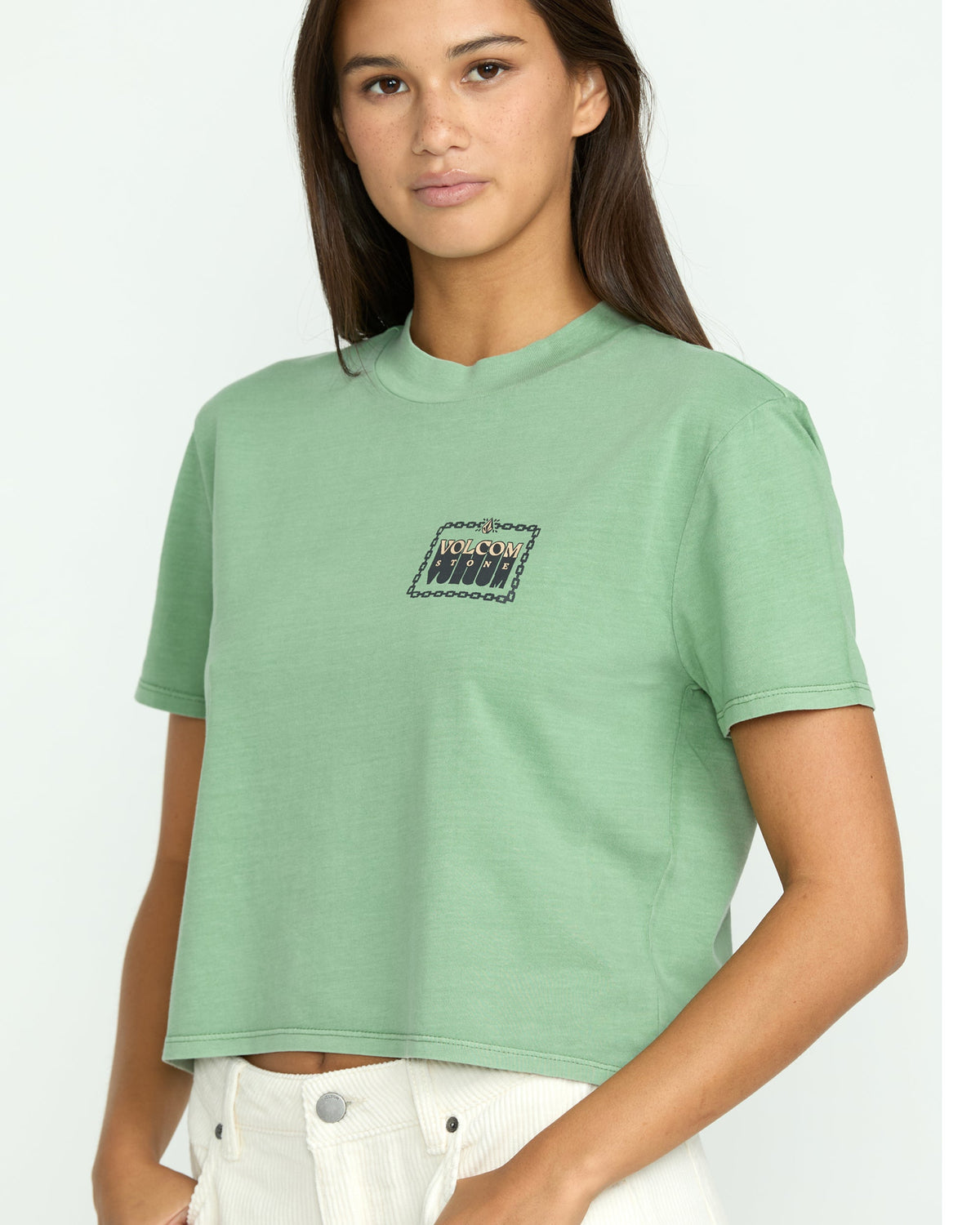 Women's Dial Crop Tee | Volcom Sale