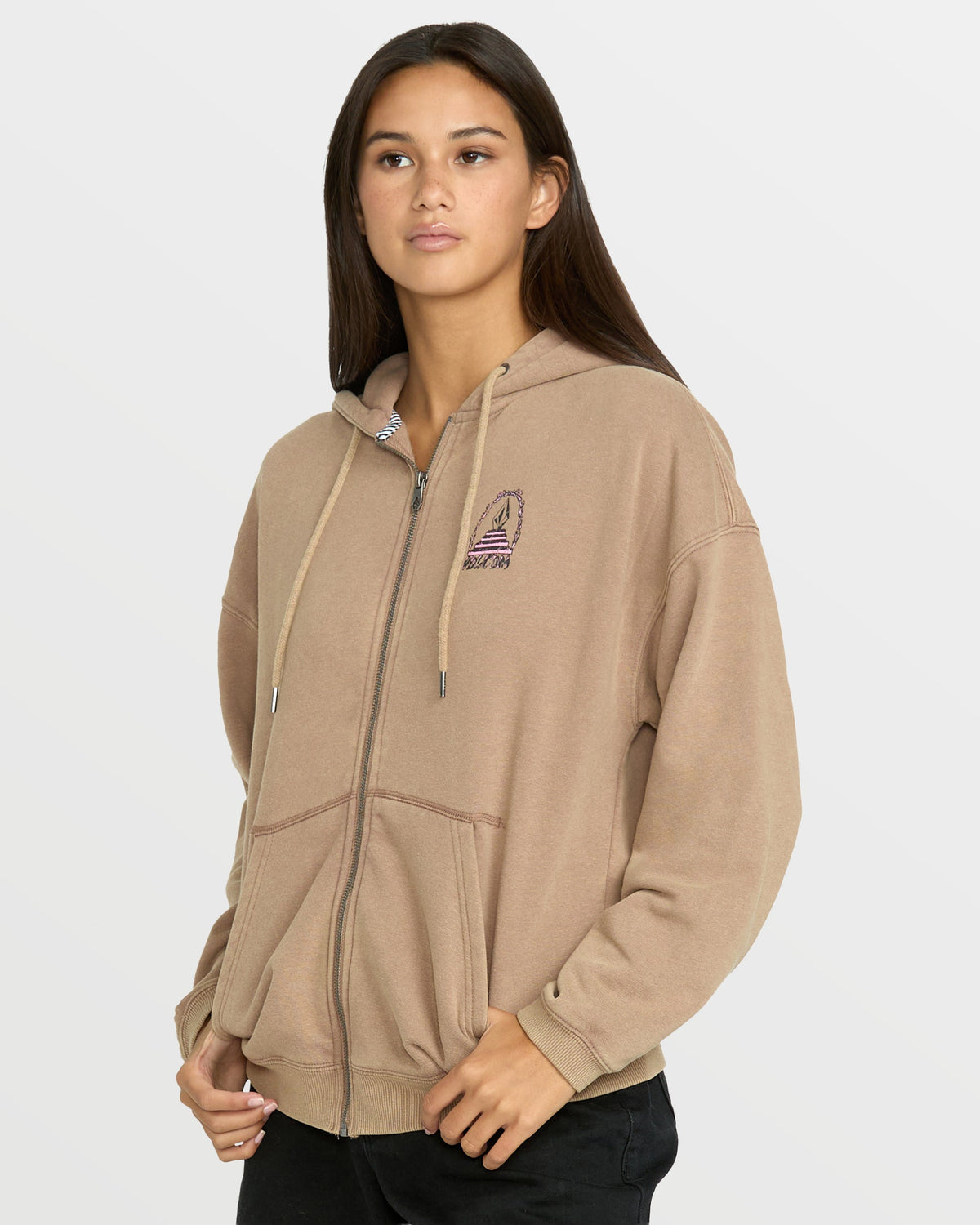Women's Stone Art Up Zip Sweatshirt | Volcom Hot Sale