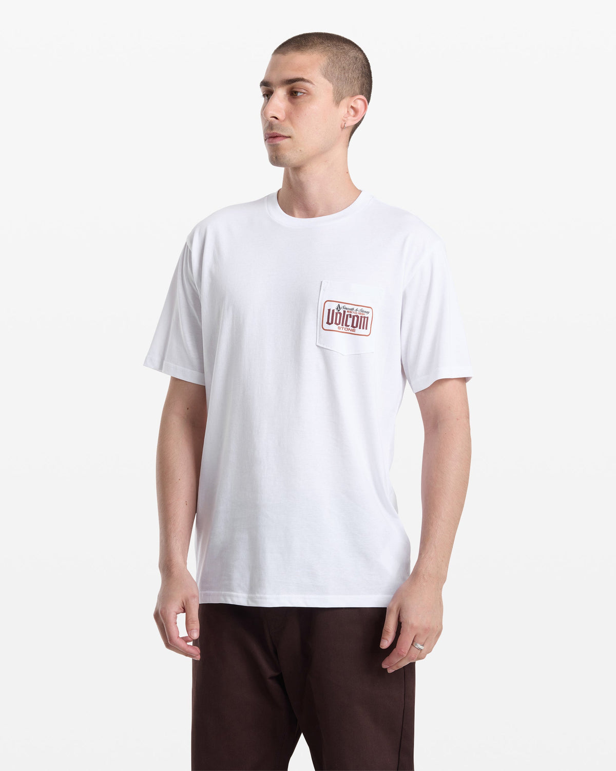 Men's Single Barrel Pocket Short Sleeve Tee | Volcom Smart Buy