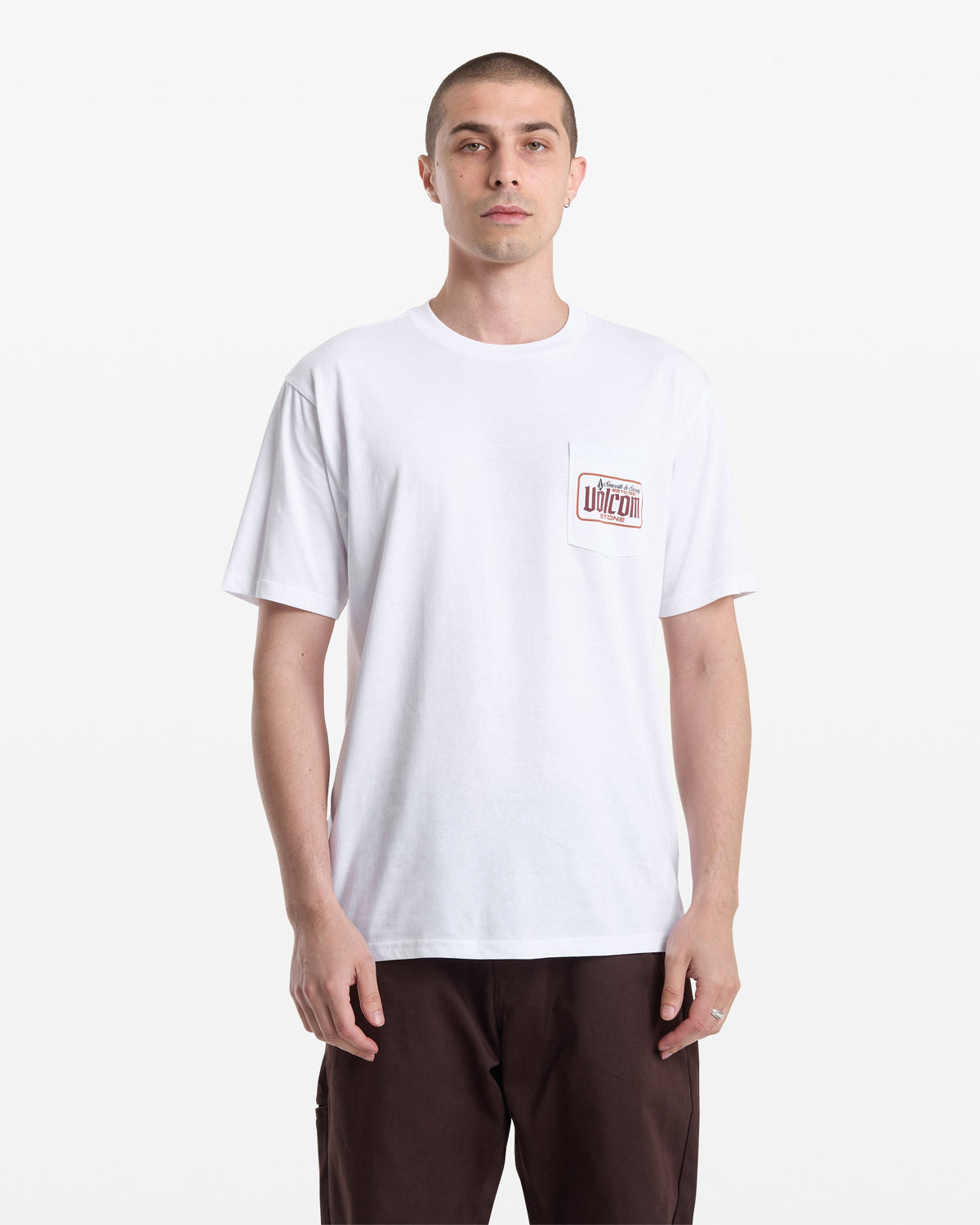 Men's Single Barrel Pocket Short Sleeve Tee | Volcom Smart Buy