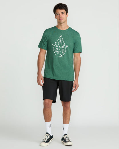 Men's Lined Up Short Sleeve Tee | Volcom Top Pick