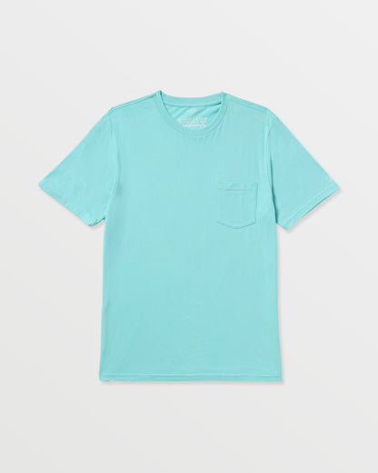 Men's Solid Short Sleeve Shirt Pocket Tee | Volcom Sale