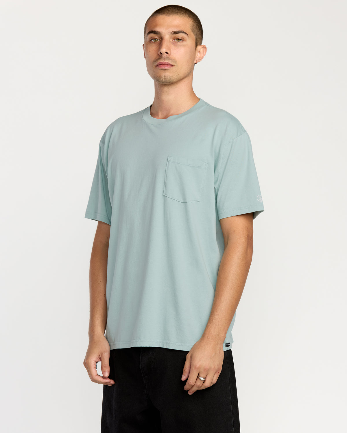Men's Solid Short Sleeve Pocket Tee | Volcom Signature