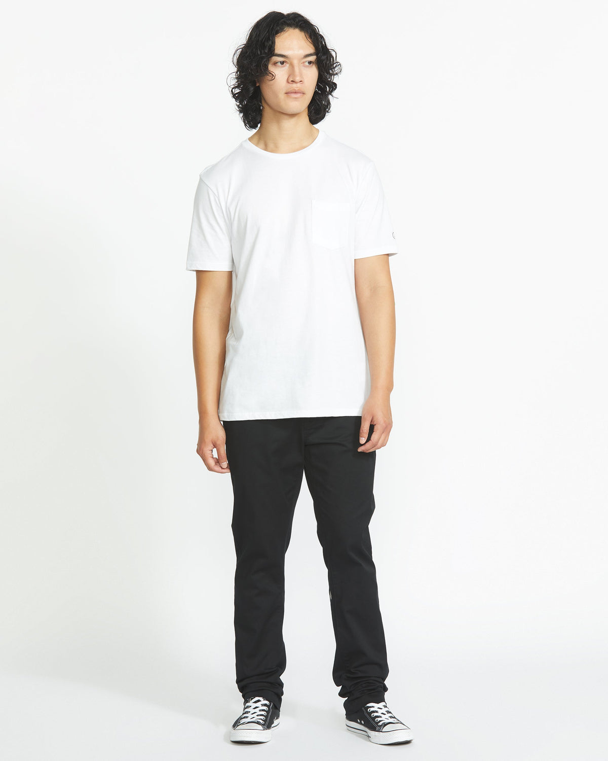 Men's Solid Short Sleeve Pocket Tee | Volcom Recommended