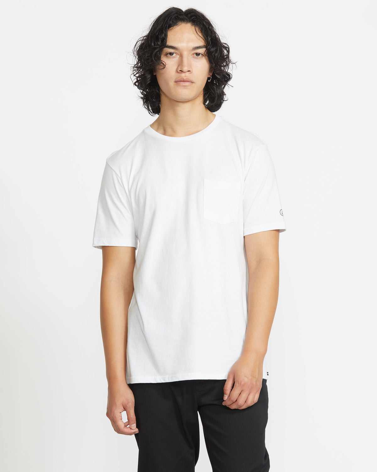 Men's Solid Short Sleeve Pocket Tee | Volcom Recommended