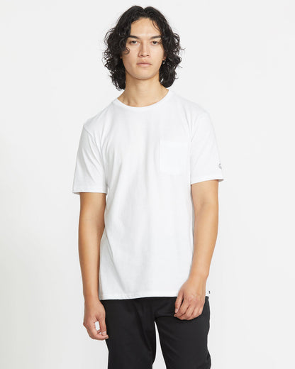 Men's Solid Short Sleeve Pocket Tee | Volcom Recommended