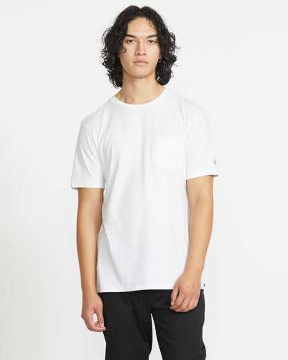 Men's Solid Short Sleeve Shirt Pocket Tee | Volcom Trending