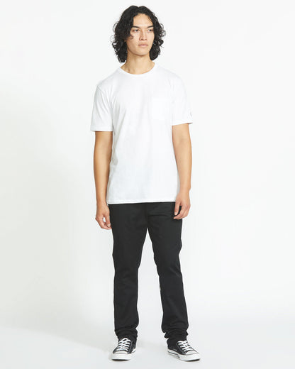 Men's Solid Short Sleeve Shirt Pocket Tee | Volcom Trending
