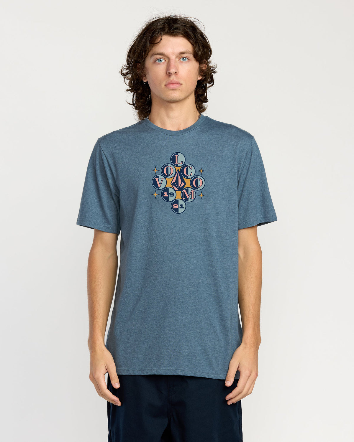 Men's Cue 91 Short Sleeve Tee | Volcom Quality