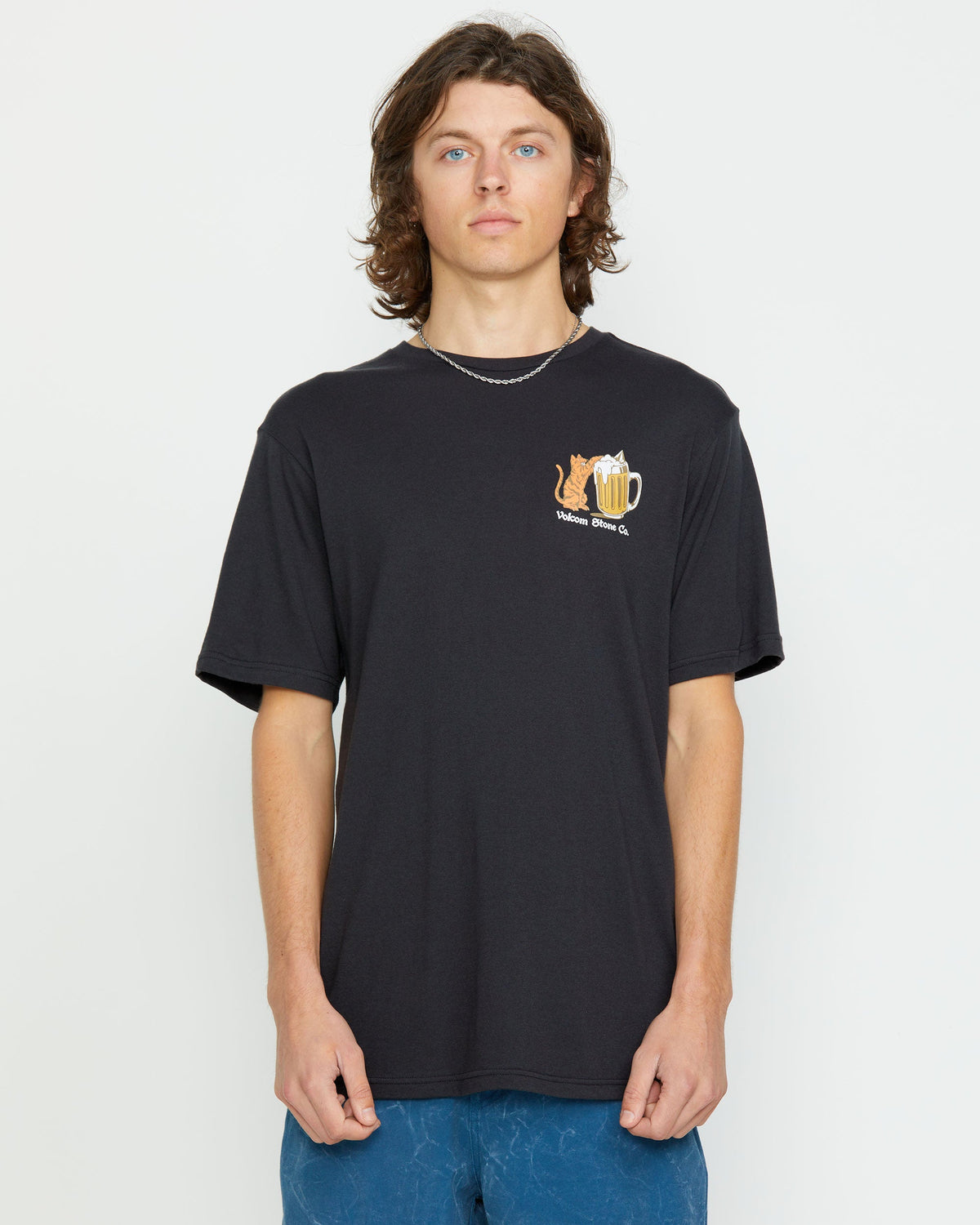 Men's Curious Cat Short Sleeve Tee | Volcom Hot Sale