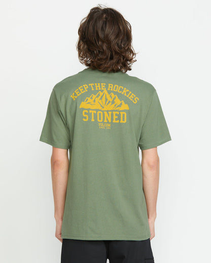 Men's Keep Rockies Stoned Short Sleeve Tee | Volcom Top Pick