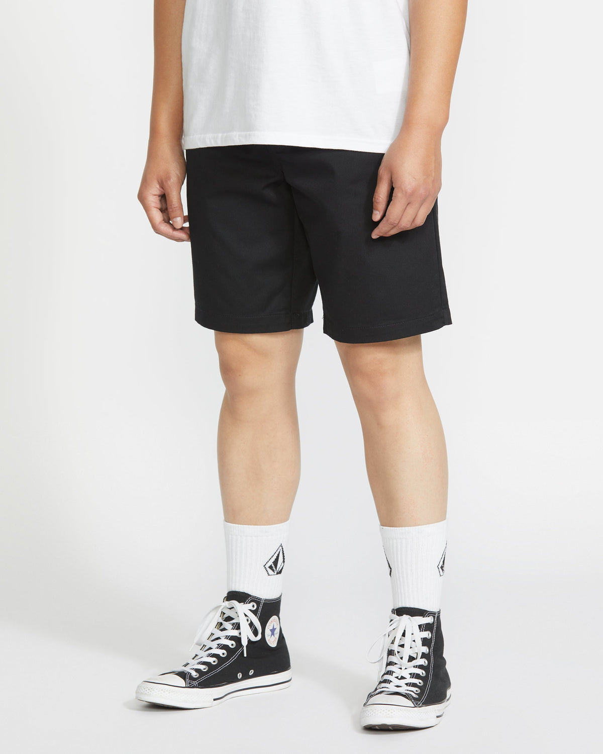 Men's Frickin Elastic Waist Shorts 19 | Volcom Discount