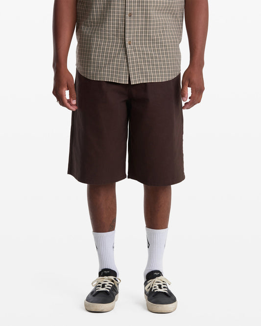 Men's Chillow Plt Elastic Waist Chino Short Vs 24 | Volcom Great Value
