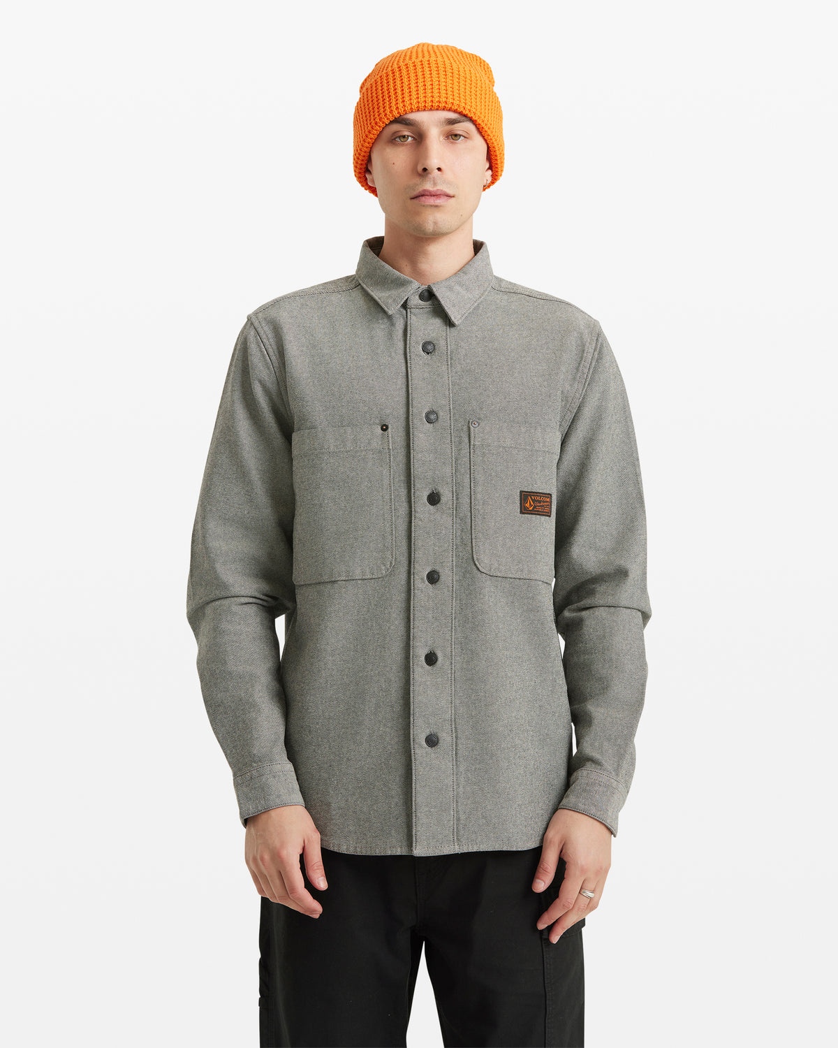 Men's Levelstone Long Sleeve Shirt | Volcom Latest