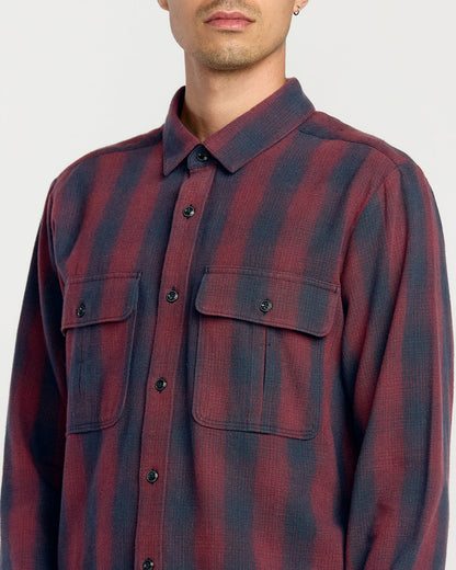 Men's Shadowstone Flannel Long Sleeve Shirt | Volcom Latest