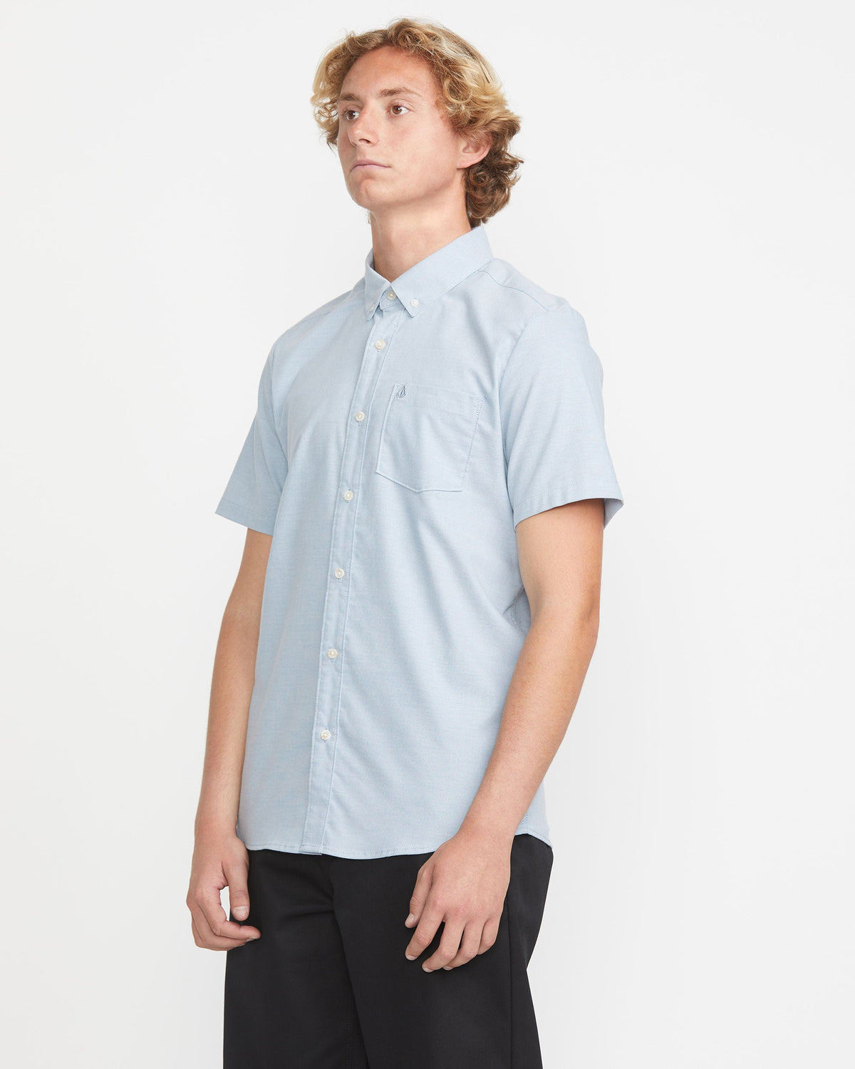 Men's Everett Oxford Short Sleeve Shirt | Volcom Top Pick