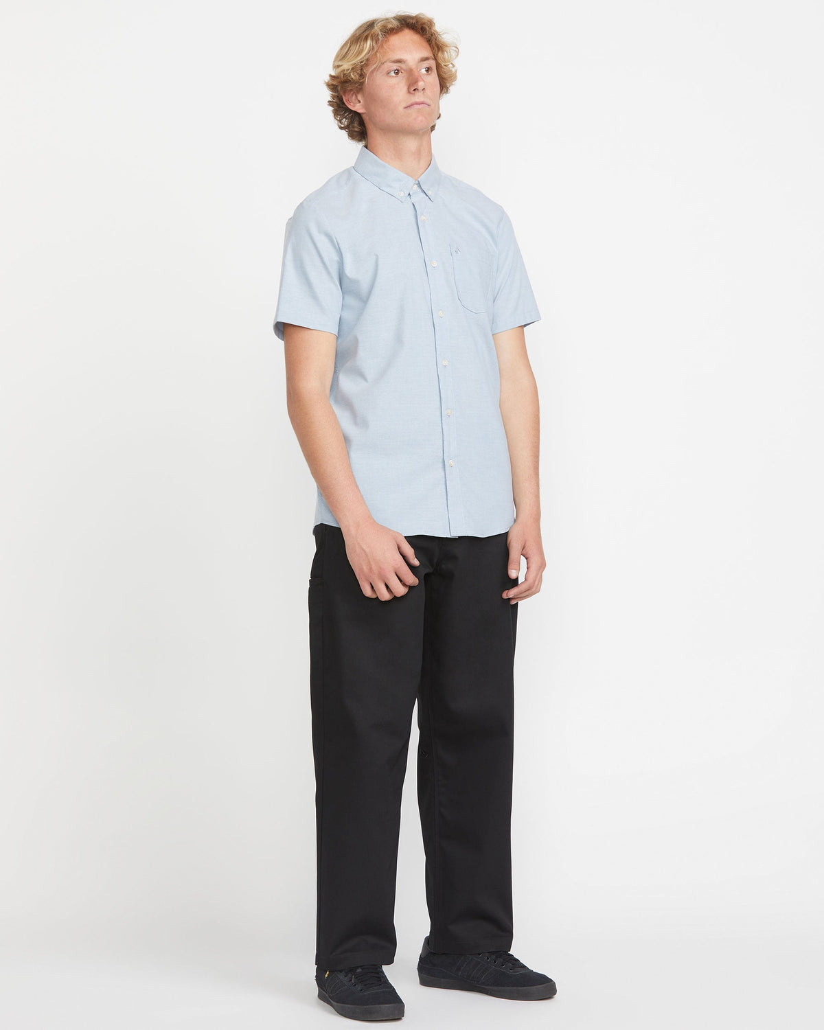 Men's Everett Oxford Short Sleeve Shirt | Volcom Top Pick
