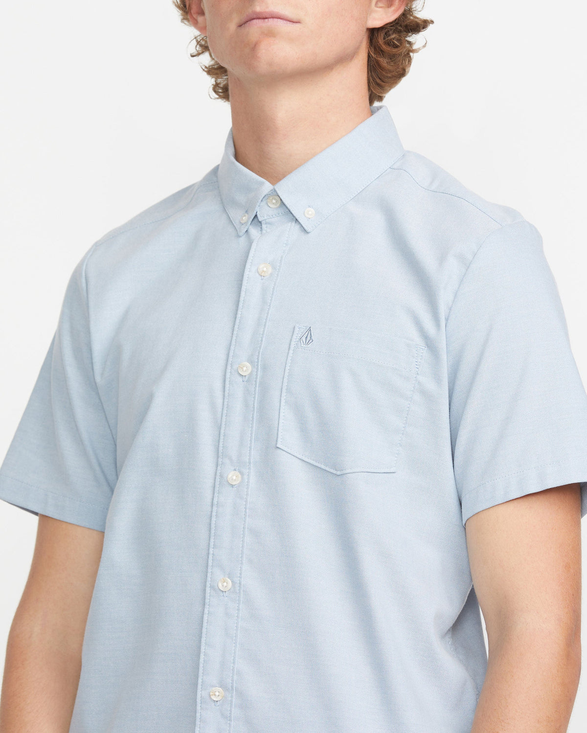 Men's Everett Oxford Short Sleeve Shirt | Volcom Top Pick