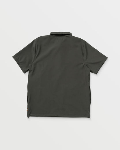 Volcom Japan Men's Sense Popover Short Sleeve Shirt | Volcom Signature