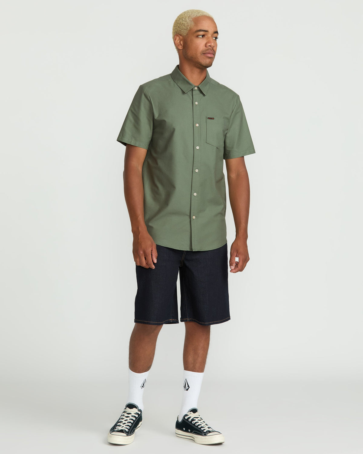 Men's Veeco Oxford Short Sleeve Shirt | Volcom Essential