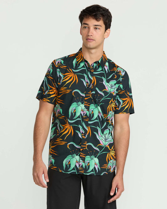 Men's Brainmelter Floral Short Sleeve Shirt | Volcom Popular