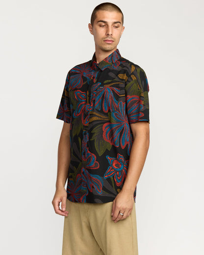 Men's Rendezvous Floral Short Sleeve Shirt | Volcom Special Offer