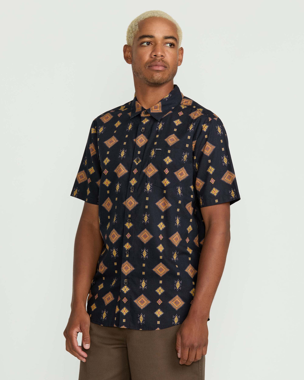 Men's Desert Dobby Short Sleeve Shirt | Volcom Best Price