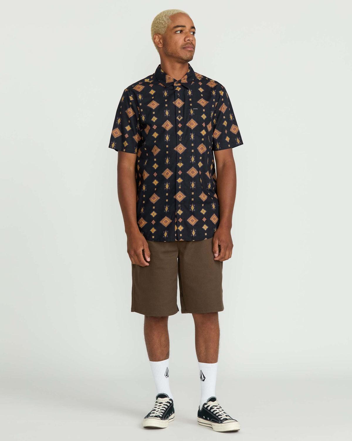 Men's Desert Dobby Short Sleeve Shirt | Volcom Best Price