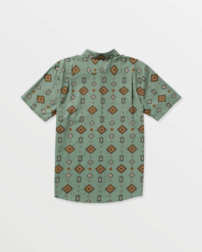 Men's Desert Dobby Short Sleeve Shirt | Volcom Top Pick