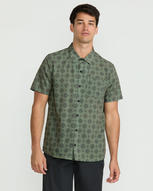Men's Ridgestone Short Sleeve Shirt | Volcom Top Pick