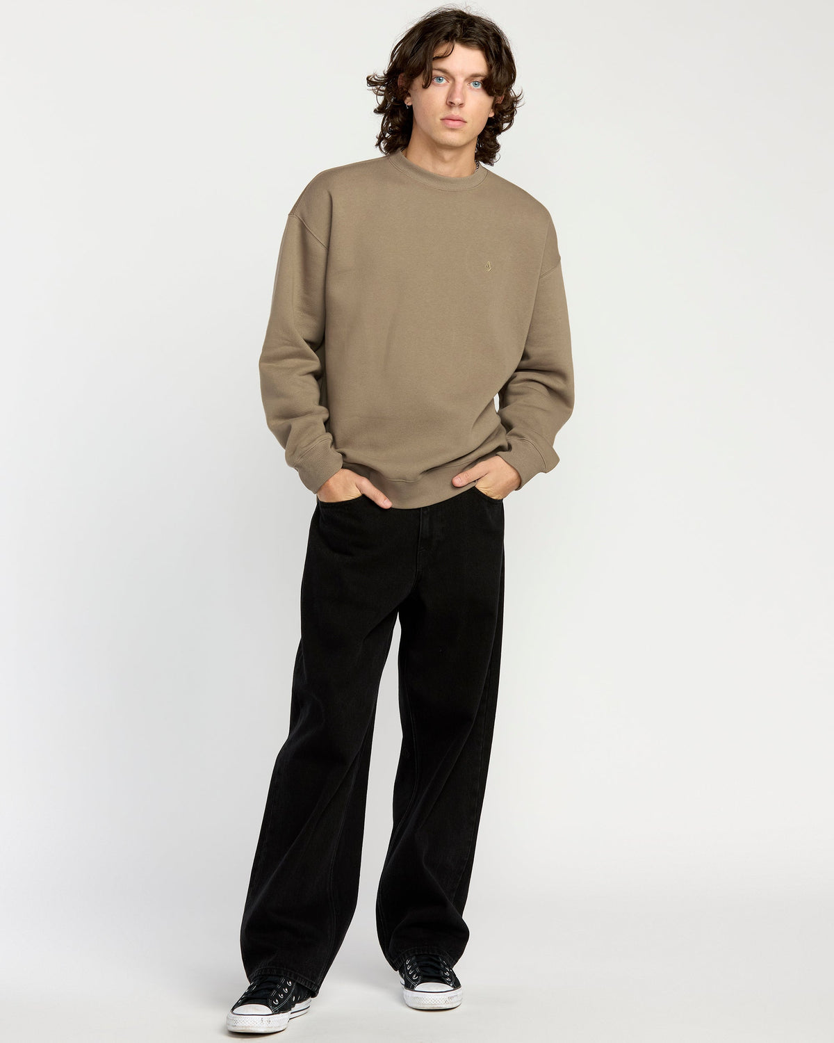 Men's Single Stone Pw Crew | Volcom Special Offer