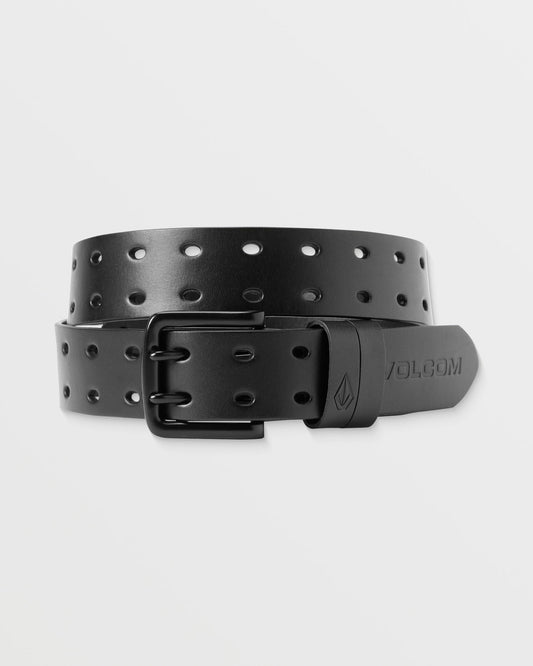 Men's Two Spike Leather Belt | Volcom Trending
