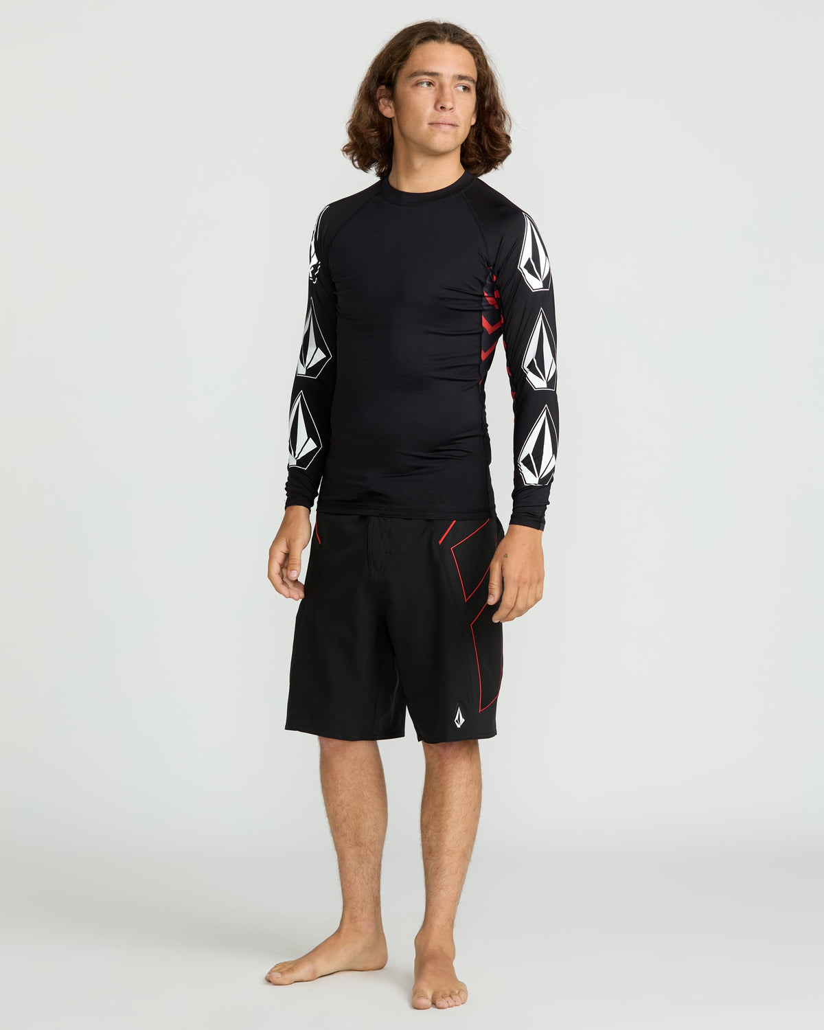 Men's Surf Vitals J Robinson Tght Long Sleeve Rashguard | Volcom Popular