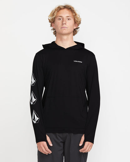 Men's Largee Iconic Hood Long Sleeve Rashguard | Volcom Sale