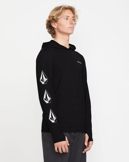 Men's Largee Iconic Hood Long Sleeve Rashguard | Volcom Sale
