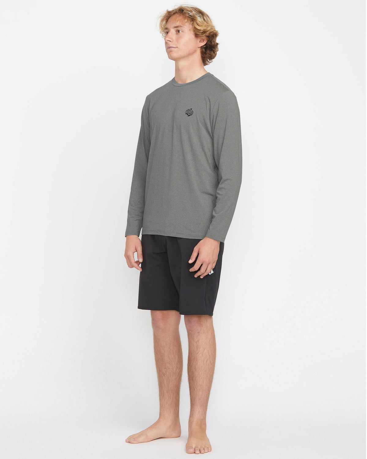 Men's Oval Track Loose Long Sleeve Surf Tee | Volcom Exclusive