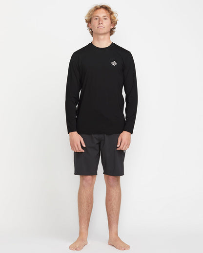 Men's Oval Track Loose Long Sleeve Surf Tee | Volcom Signature
