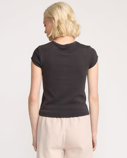 Women's Lived In Baby Tee | Volcom Signature