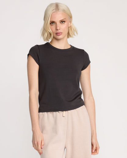 Women's Lived In Baby Tee | Volcom Signature