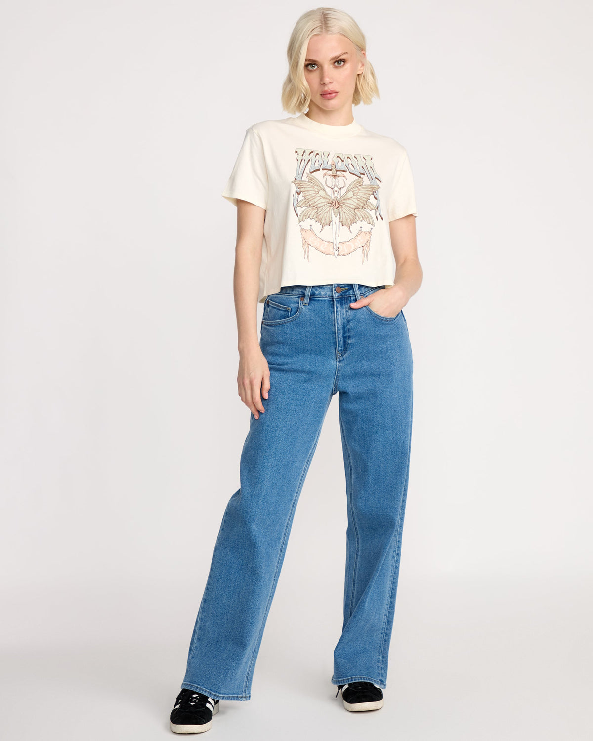 Women's Dial Crop Tee | Volcom Quality