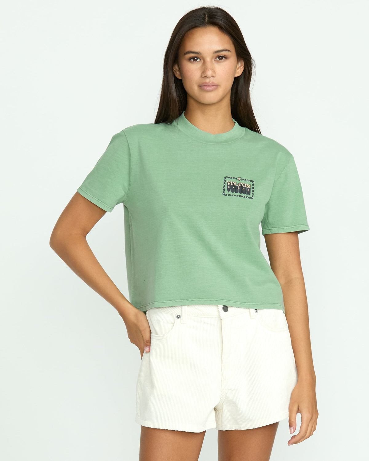 Women's Dial Crop Tee | Volcom Sale