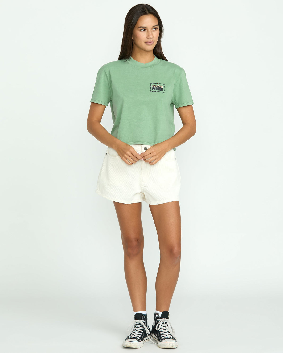 Women's Dial Crop Tee | Volcom Sale