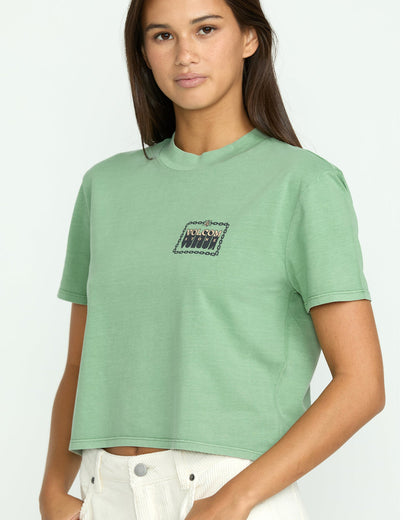 Women's Dial Crop Tee | Volcom Sale