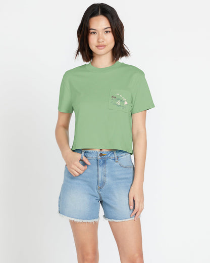 Women's Volcom Island Pocket Tee | Volcom Special Offer