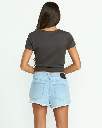 Women's 1991 Stoned Denim Shorts | Volcom Best Seller