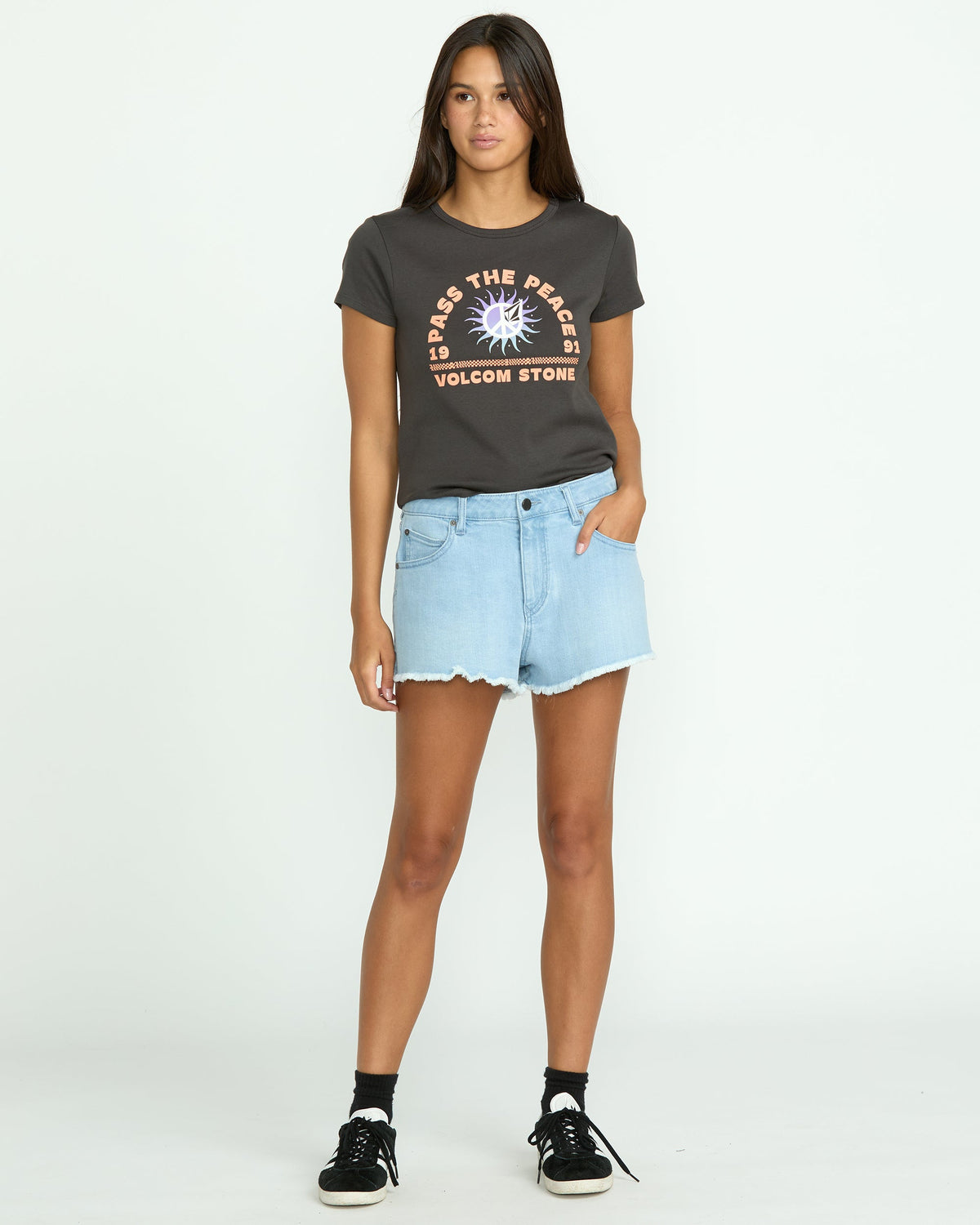 Women's 1991 Stoned Denim Shorts | Volcom Best Seller