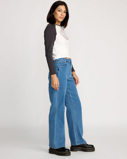 Women's Stoned Boyfriend High Rise Jeans | Volcom Latest