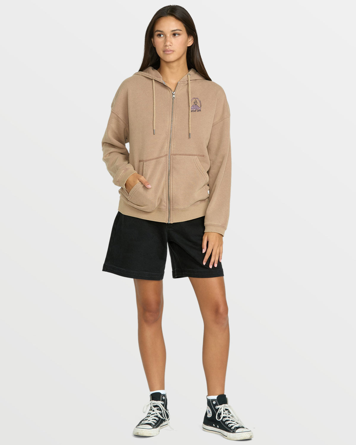 Women's Stone Art Up Zip Sweatshirt | Volcom Hot Sale
